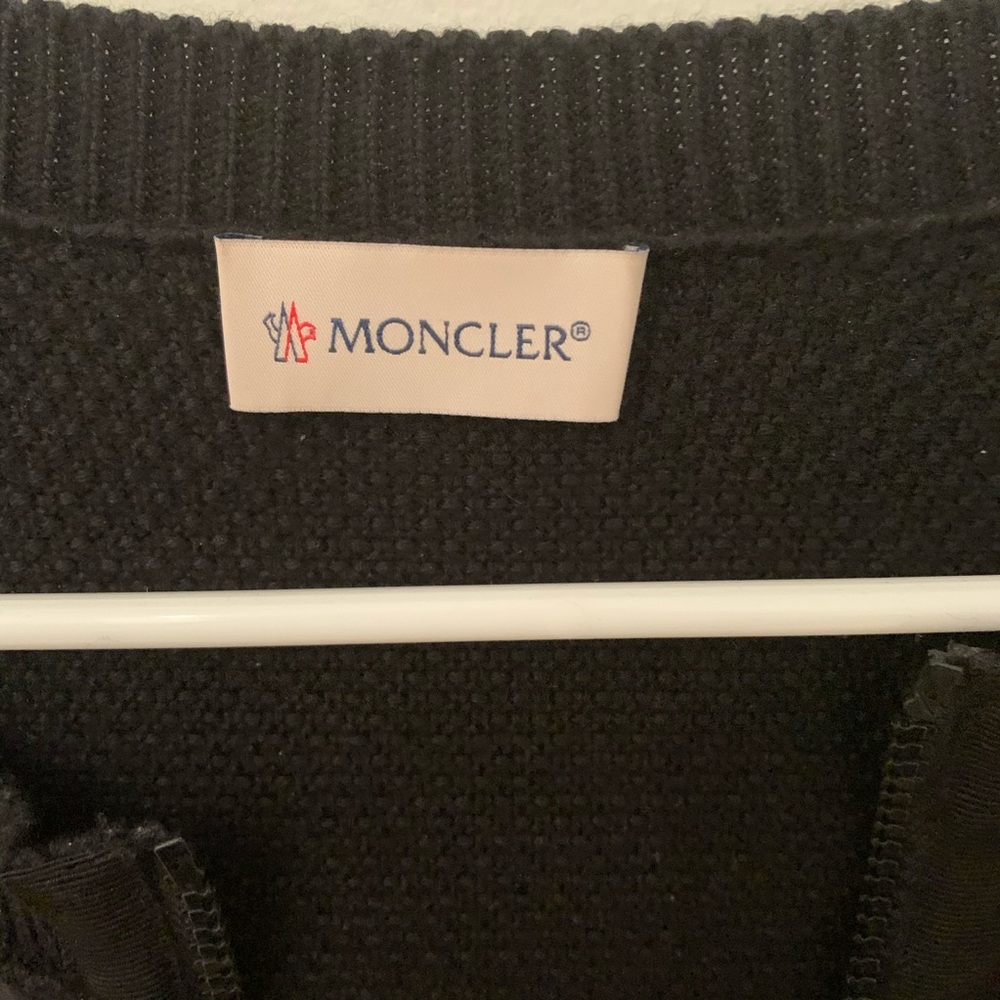 MONCLER MAGLIONE TRICOT CARD BLACK/XL - Picture 9 of 12